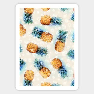 Pineapples + Crystals Sticker